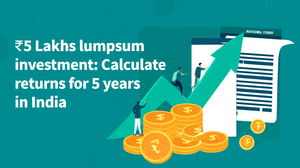 ₹5 Lakhs lumpsum investment: Calculate returns for 5 years in India