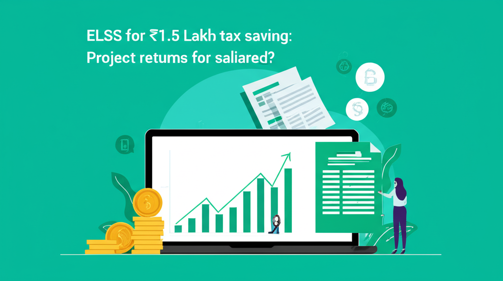 ELSS for ₹1.5 Lakh tax saving: Project returns for salaried?