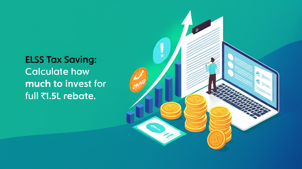 ELSS Tax Saving: Calculate how much to invest for full ₹1.5L rebate.