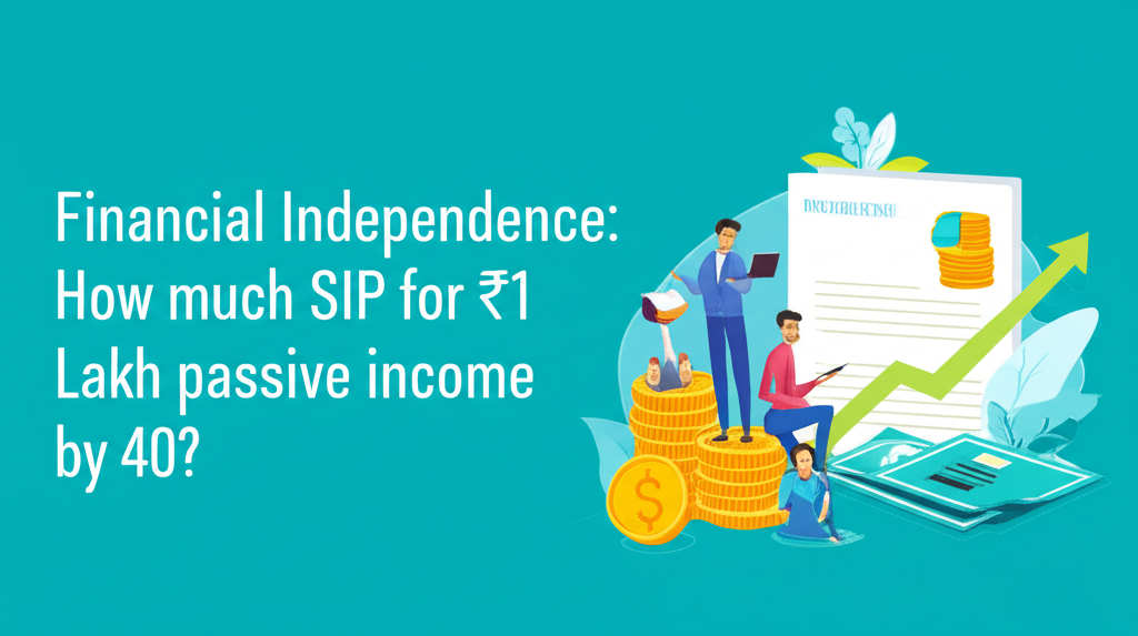 Financial Independence: How much SIP for ₹1 Lakh passive income by 40?
