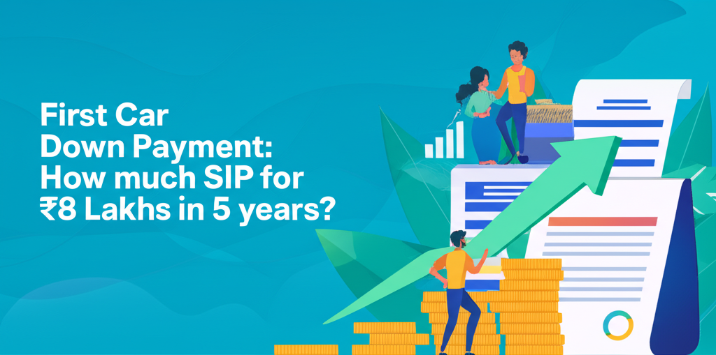 First Car Down Payment: How much SIP for ₹8 Lakhs in 5 years?