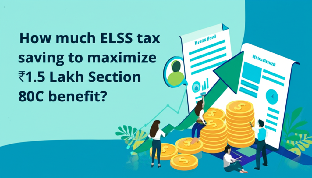 How much ELSS tax saving to maximize ₹1.5 Lakh Section 80C benefit?