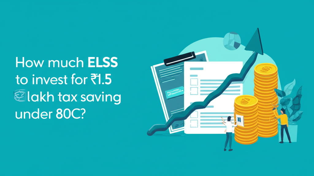 How much ELSS to invest for ₹1.5 lakh tax saving under 80C?