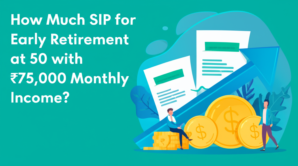 How Much SIP for Early Retirement at 50 with ₹75,000 Monthly Income?