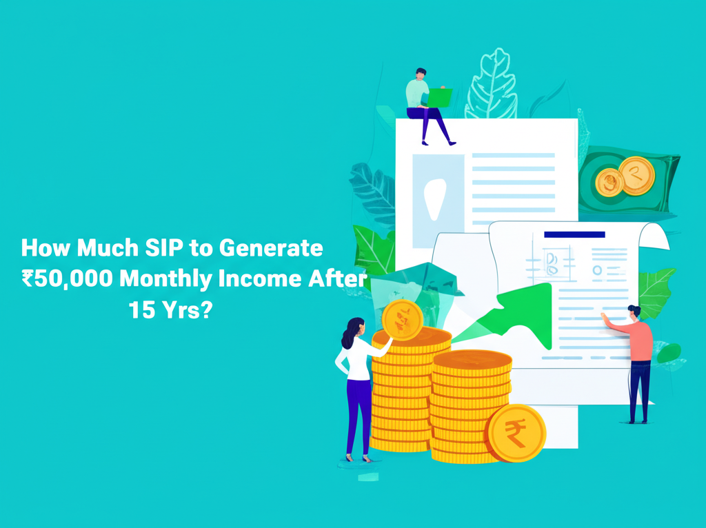 How Much SIP to Generate ₹50,000 Monthly Income After 15 Yrs?