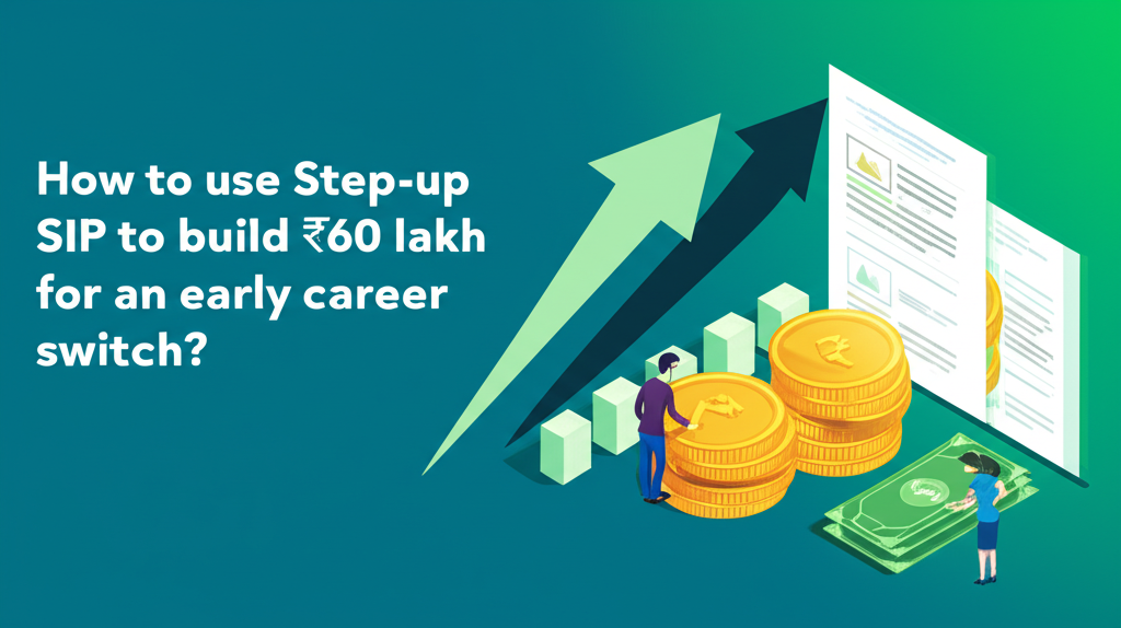 How to use Step-up SIP to build ₹60 lakh for an early career switch?