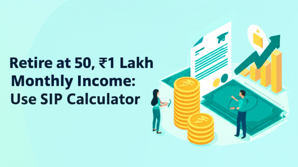 Retire at 50, ₹1 Lakh Monthly Income: Use SIP Calculator