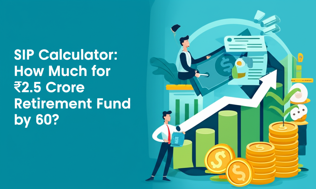 SIP Calculator: How Much for ₹2.5 Crore Retirement Fund by 60?