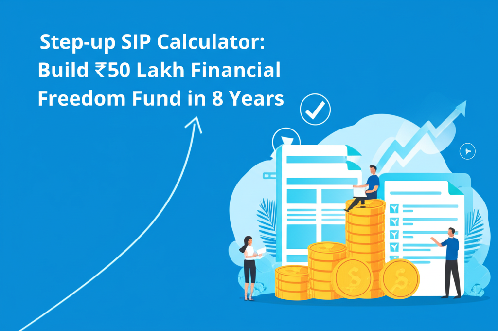 Step-up SIP Calculator: Build ₹50 Lakh Financial Freedom Fund in 8 Years