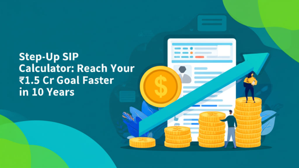 Step-Up SIP Calculator: Reach Your ₹1.5 Cr Goal Faster in 10 Years